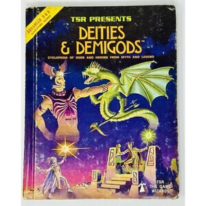 Deities & Demigods First Printing W/ Cthulu & Melnibonean TSR 1980 AD&D